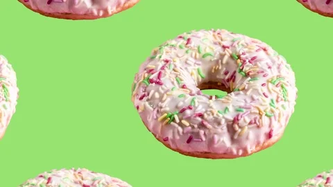 Pattern with Paper coffee cups on paper background ,slow motion 4k video. Video stock 243217522