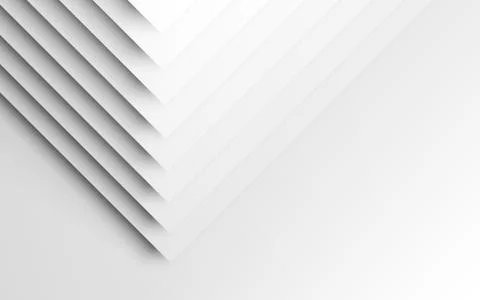 Pattern of paper corners. 3d render Stock Illustration