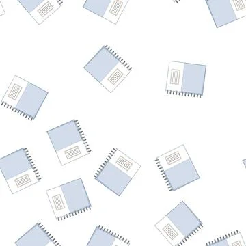 Pattern paper notebook cartoon vector sign color Stockillustratie