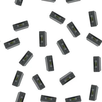Pattern paper photo printer cartoon vector Illustrazione stock