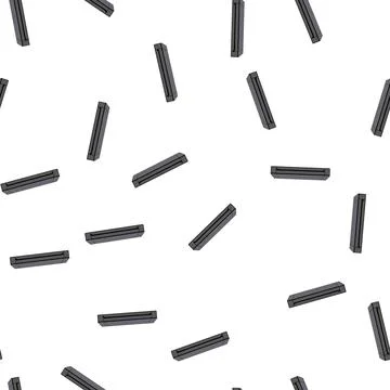 Pattern paper scanner document cartoon vector 库存插图