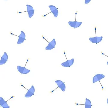 Pattern parasol umbrella cartoon vector 스톡 일러스트