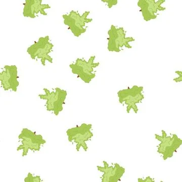 Pattern park garden shrub cartoon vector Illustrazione stock