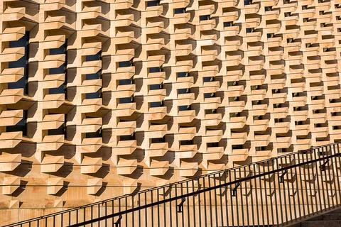 Pattern of the Parliament Building of Malta Stock-Fotos