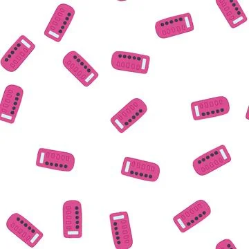 Pattern participation voting clicker cartoon vector Stock Illustration