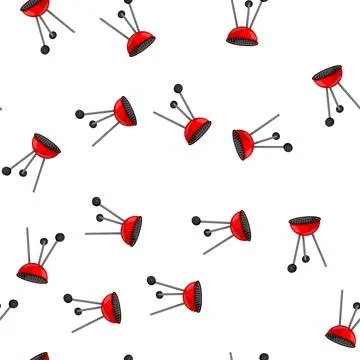 Pattern party barbecue grill cartoon vector イラスト素材