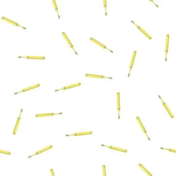 Pattern paste tooth brush cartoon vector イラスト素材
