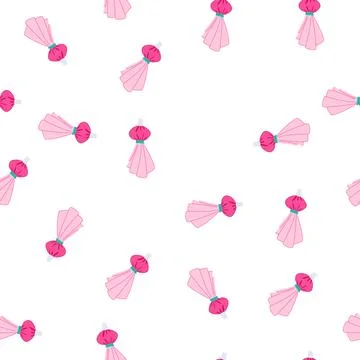 Pattern pastry bag filled with frosting for cake decorating Stock Illustration