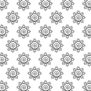 Pattern patches of hot sun icon イラスト素材