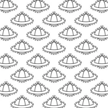 Pattern patches of unidentified flying objects Stock Illustration