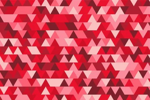 Pattern with patterned geometric elements in gradient red tones. abstract b.. Stock Illustration