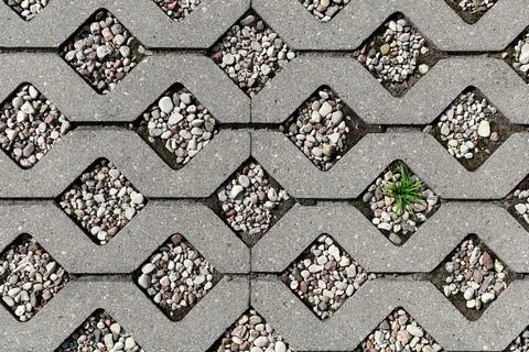 Pattern on the pavement Stock Photos
