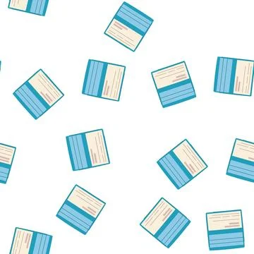 Pattern payroll checkbook cartoon vector Illustrazione stock