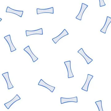 Pattern pedicure nail file cartoon vector Illustrazione stock