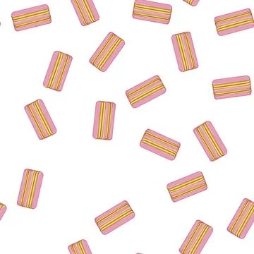 Pattern pen pencil case cartoon vector Stock Illustration