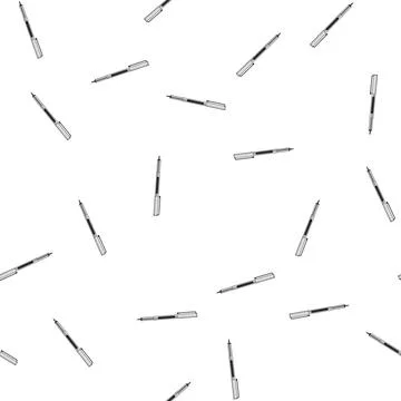 Pattern pencil pen cartoon vector sign color Illustrazione stock