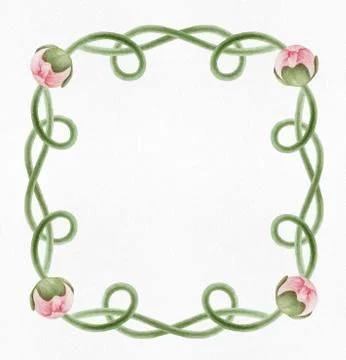 Pattern with peony Illustrazione stock