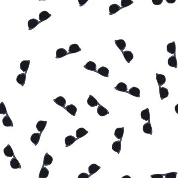 Pattern people sunglasses men cartoon vector Stock Illustration