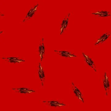 Pattern pepper paprika sketch hand drawn Stock Illustration