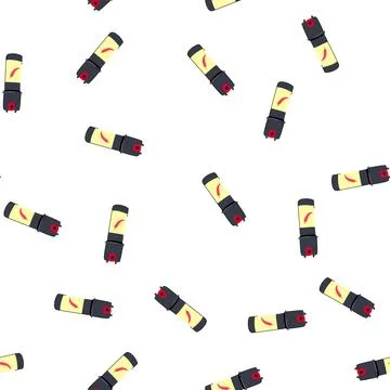 Pattern pepper spray bottle indicating personal self defense concept Stock Illustration
