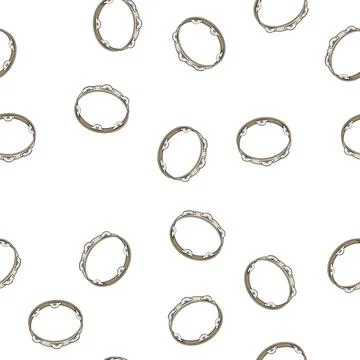 Pattern percussion tambourine cartoon vector Stock Illustration