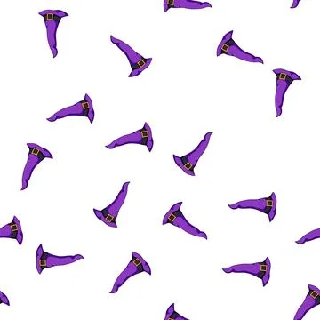 Pattern performance magician hat cartoon vector Stock Illustration
