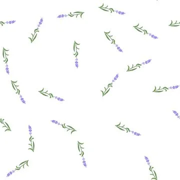 Pattern perfume lavender cartoon vector Stock Illustration