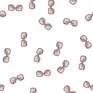 Pattern person computer glasses cartoon vector Illustrazione stock