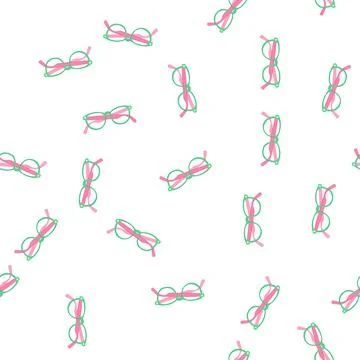 Pattern person computer glasses cartoon vector Stock Illustration