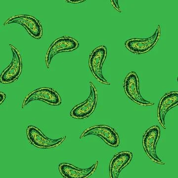 Pattern pesto sauce splash sketch hand drawn Stock Illustration
