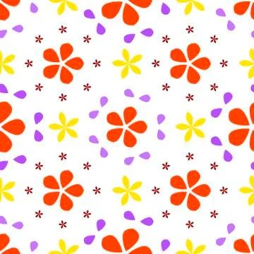 Pattern from the petals Stock Illustration
