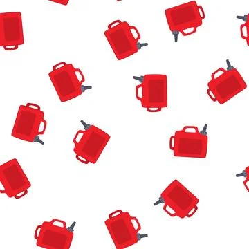 Pattern petrol fuel can cartoon vector Stock Illustration