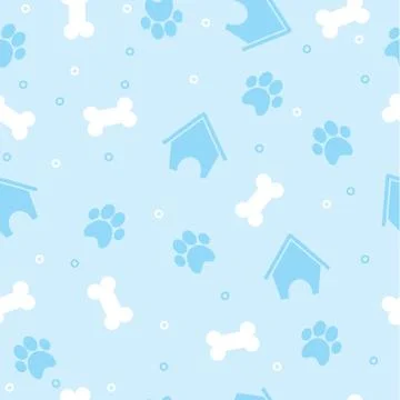 Pattern for pets puppy Illustrazione stock