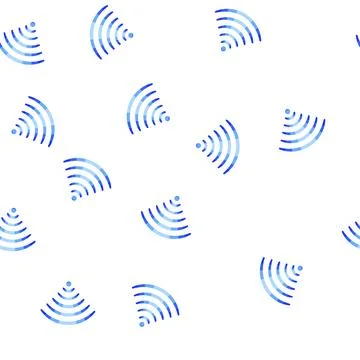 Pattern phase wireless signal wave cartoon vector イラスト素材