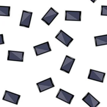 Pattern phone crypto wallet cartoon vector Stock Illustration
