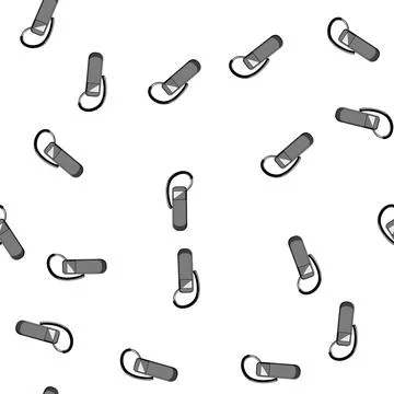 Pattern phone headset audio cartoon vector Stock Illustration