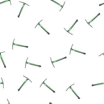 Pattern pickax pickaxe cartoon vector Stock Illustration