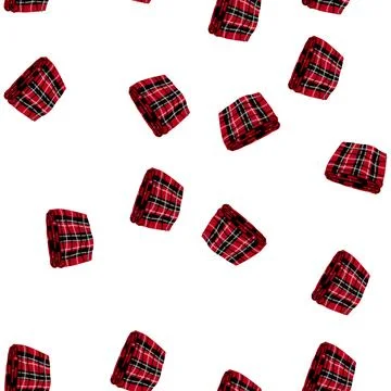 Pattern picnic blanket bed color icon vector Stockillustratie