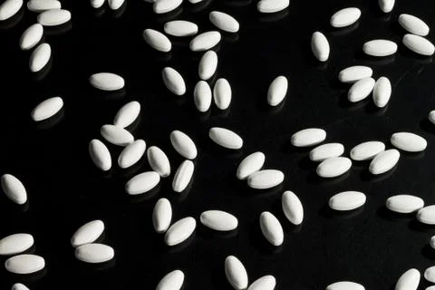 Pattern of pills Stock Photos