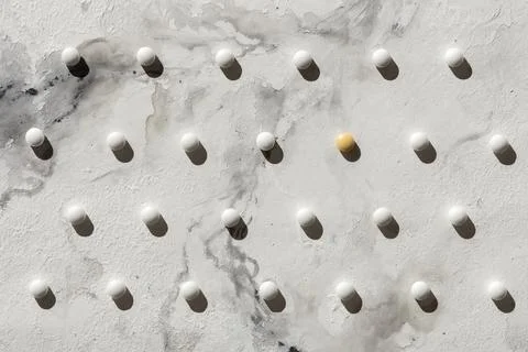 Pattern of pills on the table Stock Photos