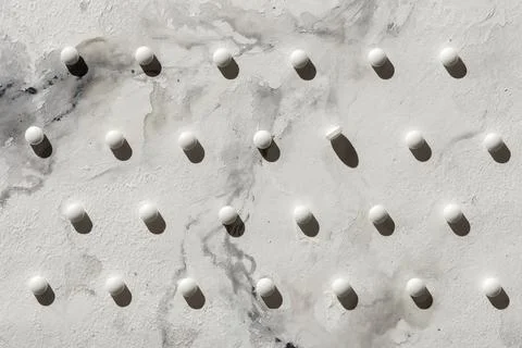 Pattern of pills on the table Stock Photos