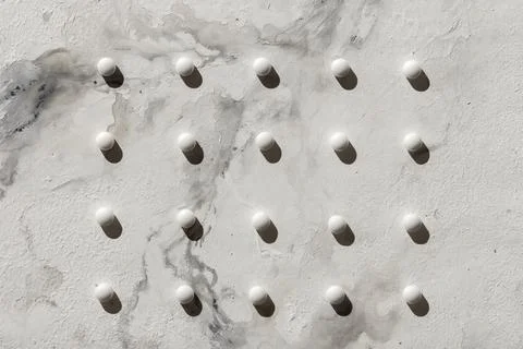 Pattern of pills on the table Foto stock