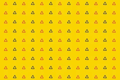 Pattern of pink and black geometric shapes in retro, memphis 80s 90s style Illustrazione stock