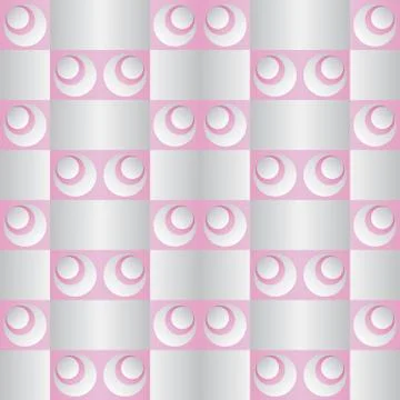 Pattern pink and grey with damask effect 스톡 일러스트