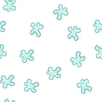 Pattern pink bubble gum cartoon vector Stock Illustration