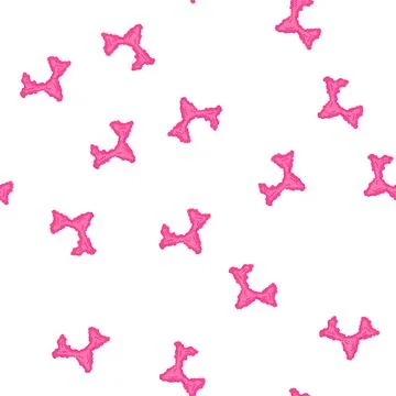 Pattern pink clown wig for circus costume party イラスト素材
