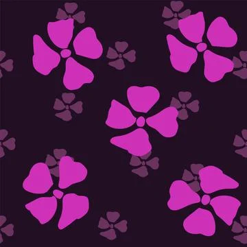 Pattern pink flower Stock Illustration