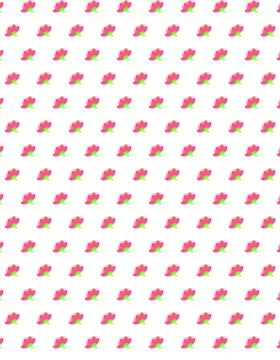 Pattern pink flowers for background, wallpaper, gift wrap paper Stock Illustration