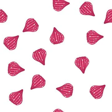 Pattern pink indian sweet modak dessert art Stock Illustration