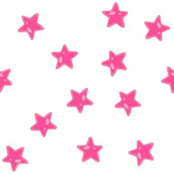 Pattern pink jelly cartoon vector Illustrazione stock